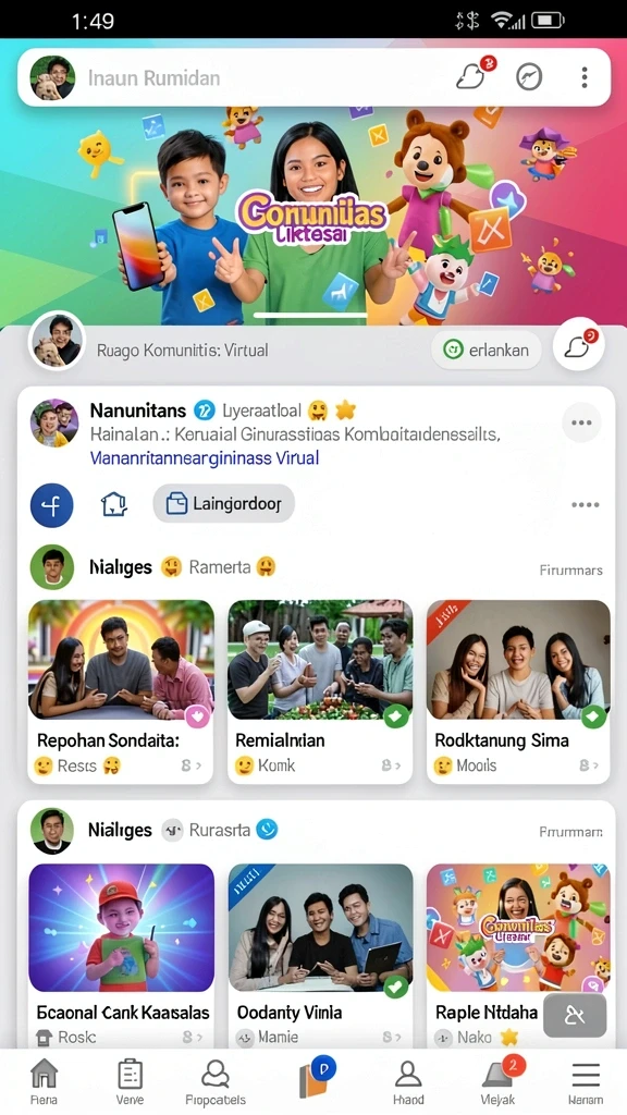 Tampilan awal yang menawan dan sangat menarik.