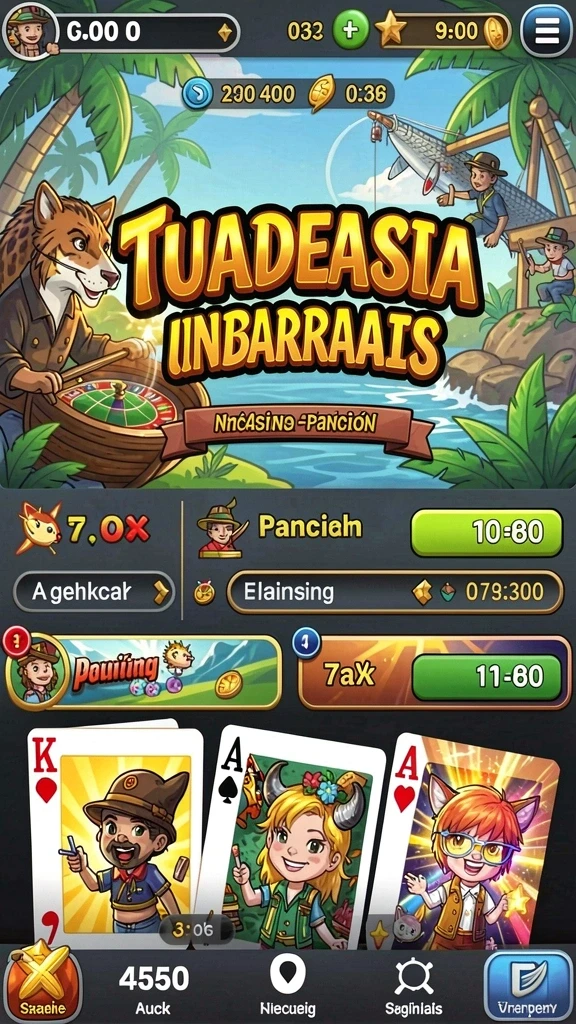 Karakter-karakter unik yang dapat dipilih untuk permainan.