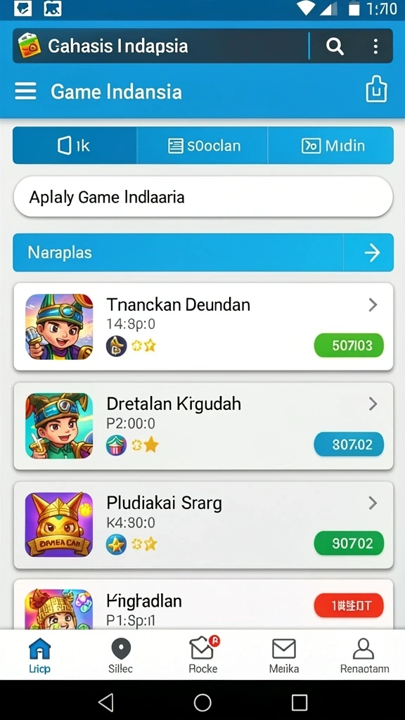 Tampilan karakter utama yang dinamis dan menarik.