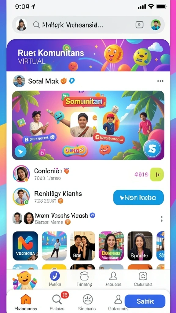Interaksi multiplayer yang seru dan kompetitif.