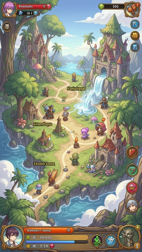 Gameplay yang penuh tantangan dan strategi.