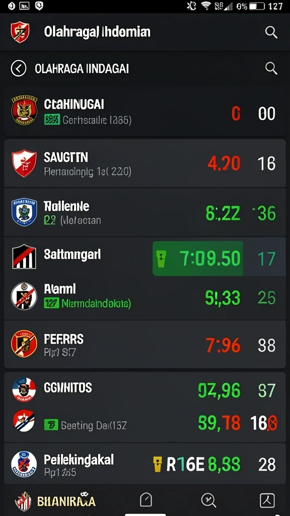 Screenshot menunjukkan berbagai pilihan permainan slot yang tersedia.