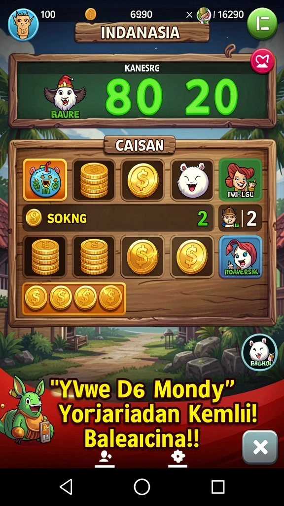 Screenshot menggambarkan komunitas aktif dalam game.
