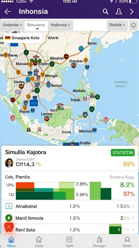 Tampilan antarmuka yang menarik dan mudah dinavigasi.