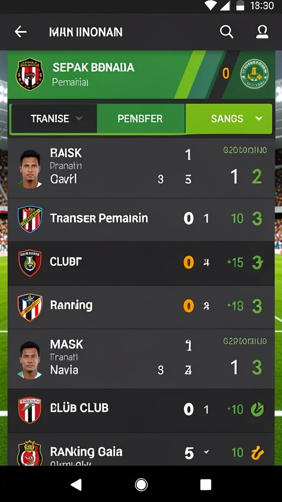 Tampilan antarmuka yang intuitif dan ramah pengguna.