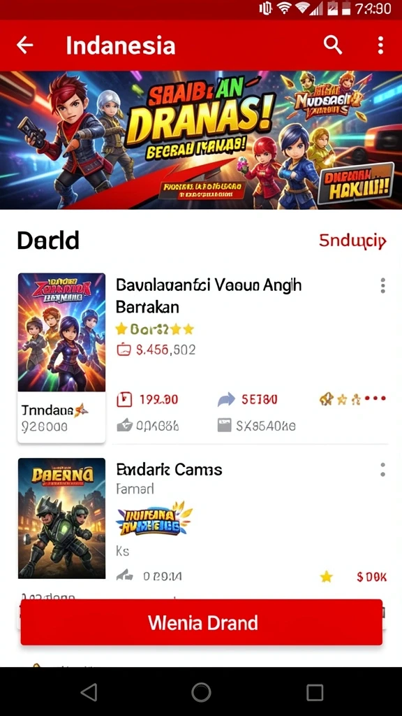 Tampilan antarmuka IDNGARUDA yang intuitif dan mudah digunakan.