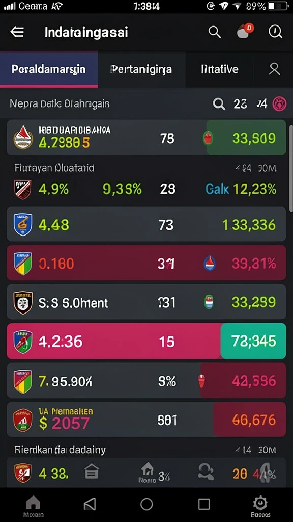 Tampilan menu utama yang menarik dan mudah dinavigasi.