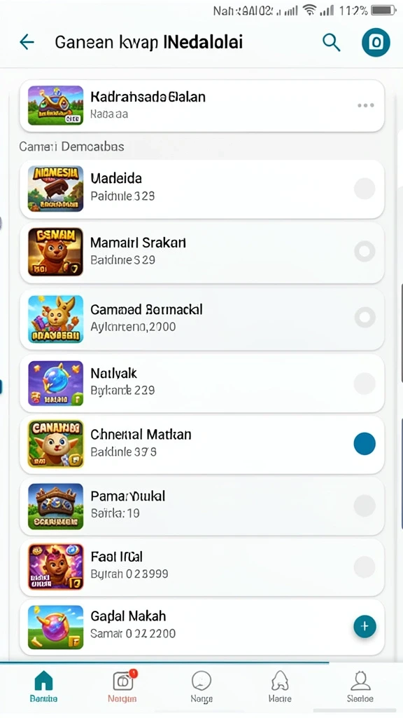 Gameplay seru dengan berbagai karakter untuk dipilih.