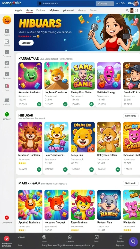 Screenshot yang menampilkan antarmuka pengguna yang menarik.
