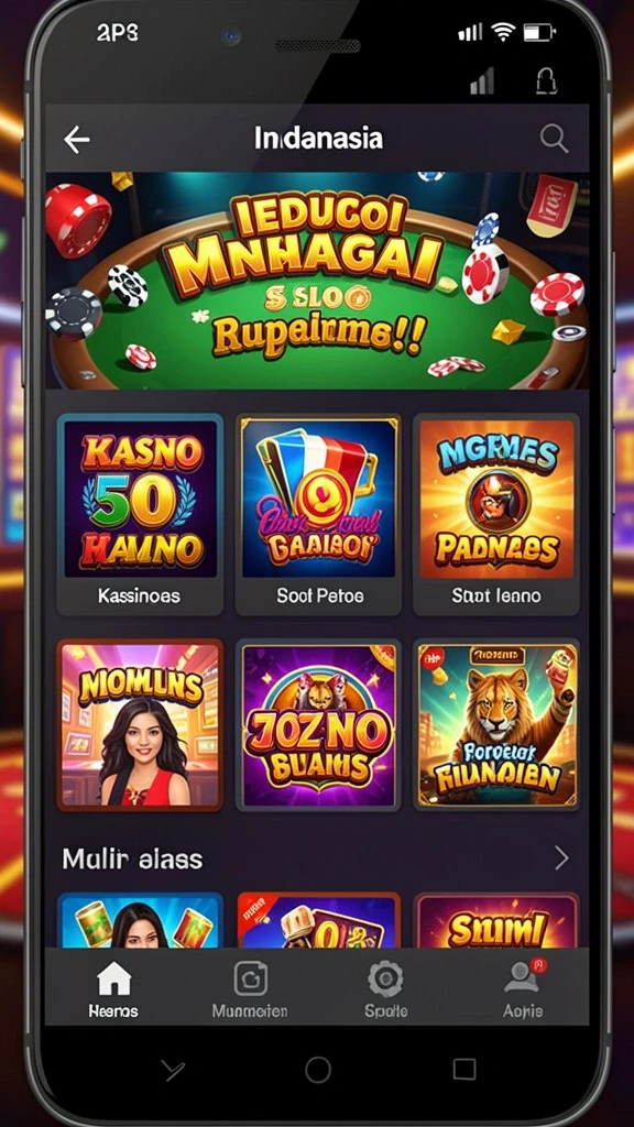 Tantangan level dengan desain ubin yang unik.