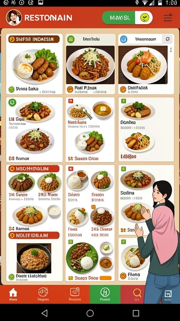 Screenshot menampilkan karater utama dalam misi epik.