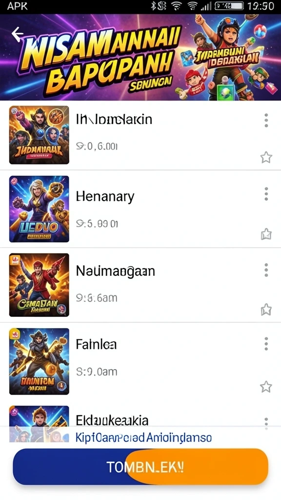 Beragam pilihan permainan untuk semua selera.