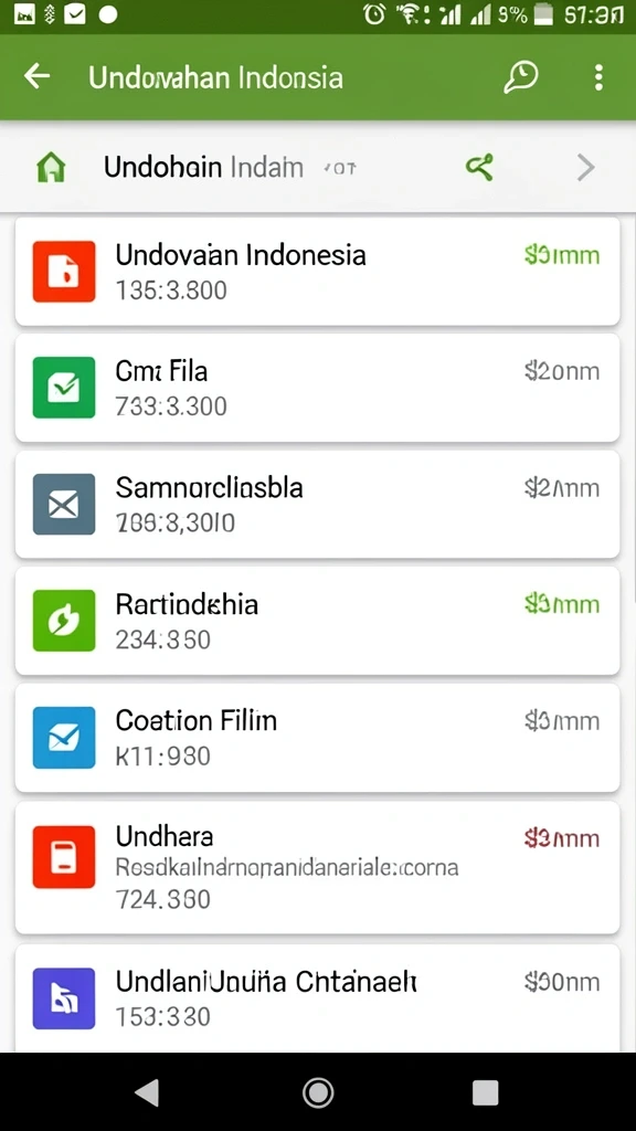 Tampilan antarmuka yang user-friendly.
