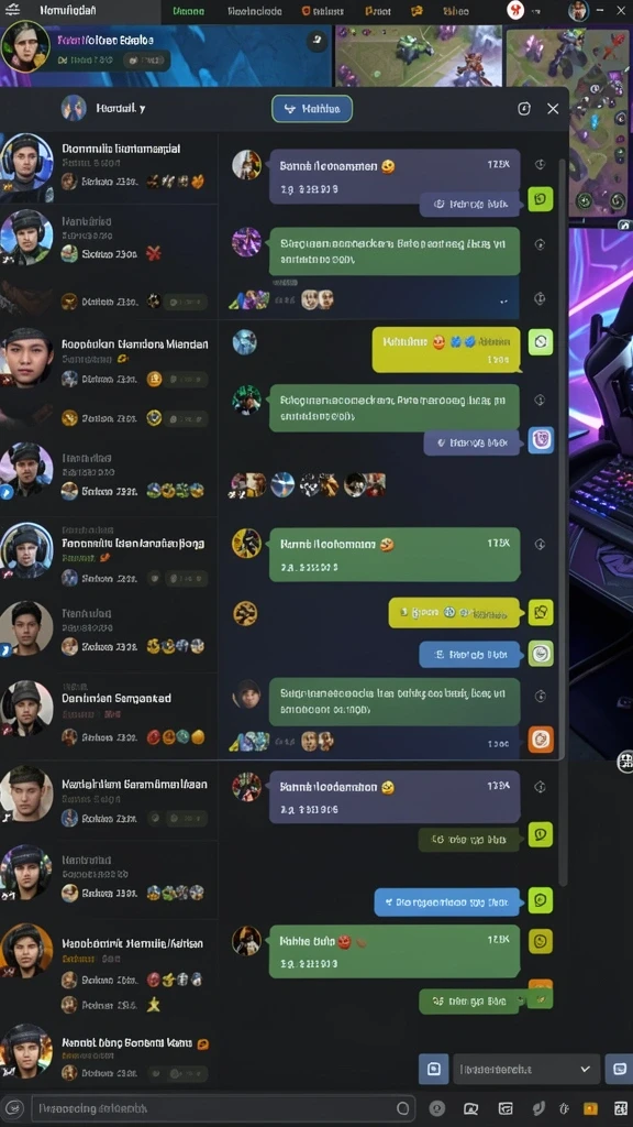 Screenshot menunjukkan momen seru dalam permainan.