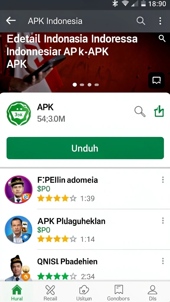 Tangkapan layar menampilkan grafis yang memukau.