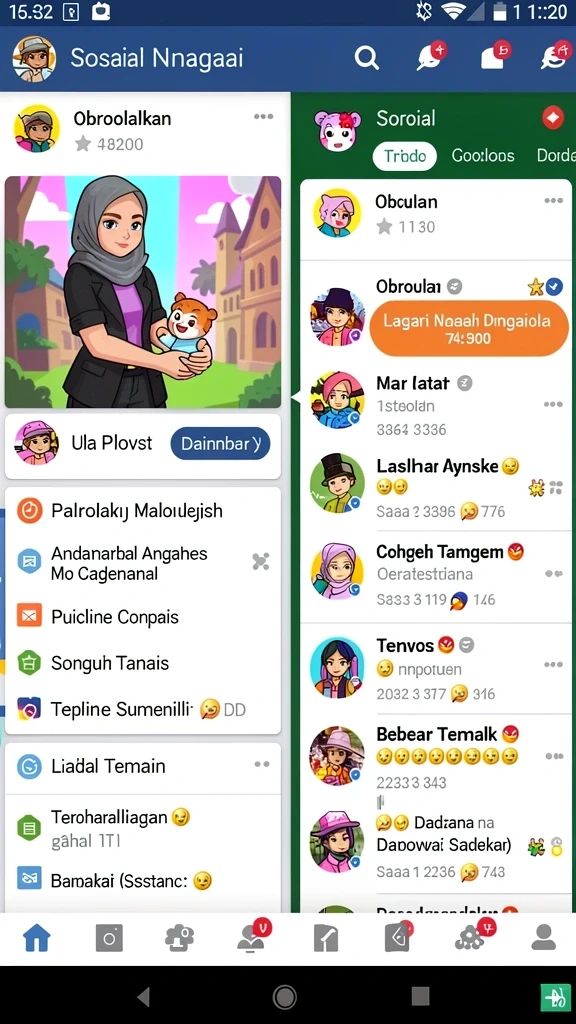 Tampilan antarmuka pengguna yang ramah.