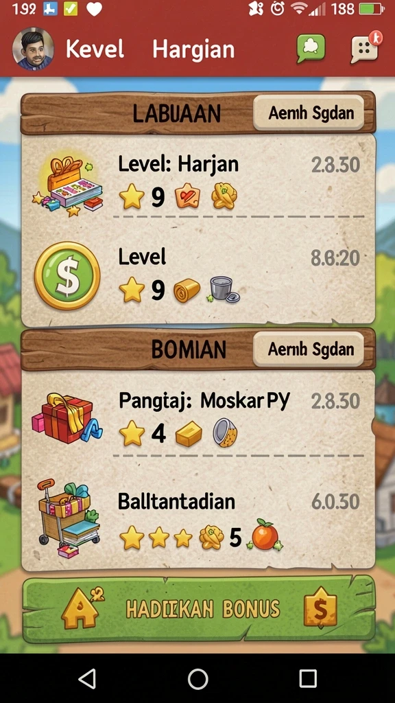 Tampilan awal yang menarik dan intuitif.
