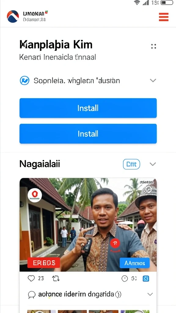 Tampilan antarmuka yang intuitif dan user-friendly.